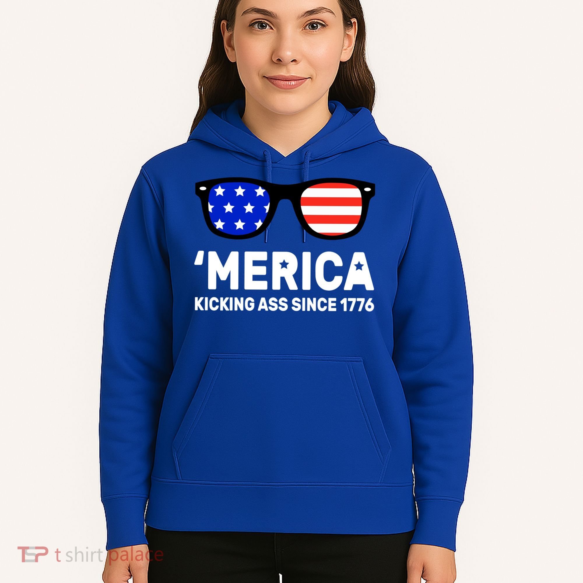 America Kicking Ass Since 1776 Hoodie