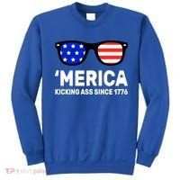 America Kicking Ass Since 1776 Sweatshirt thumb 0