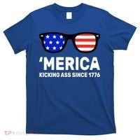 America Kicking Ass Since 1776 T-Shirt thumb 0
