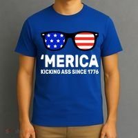 America Kicking Ass Since 1776 T-Shirt thumb 3