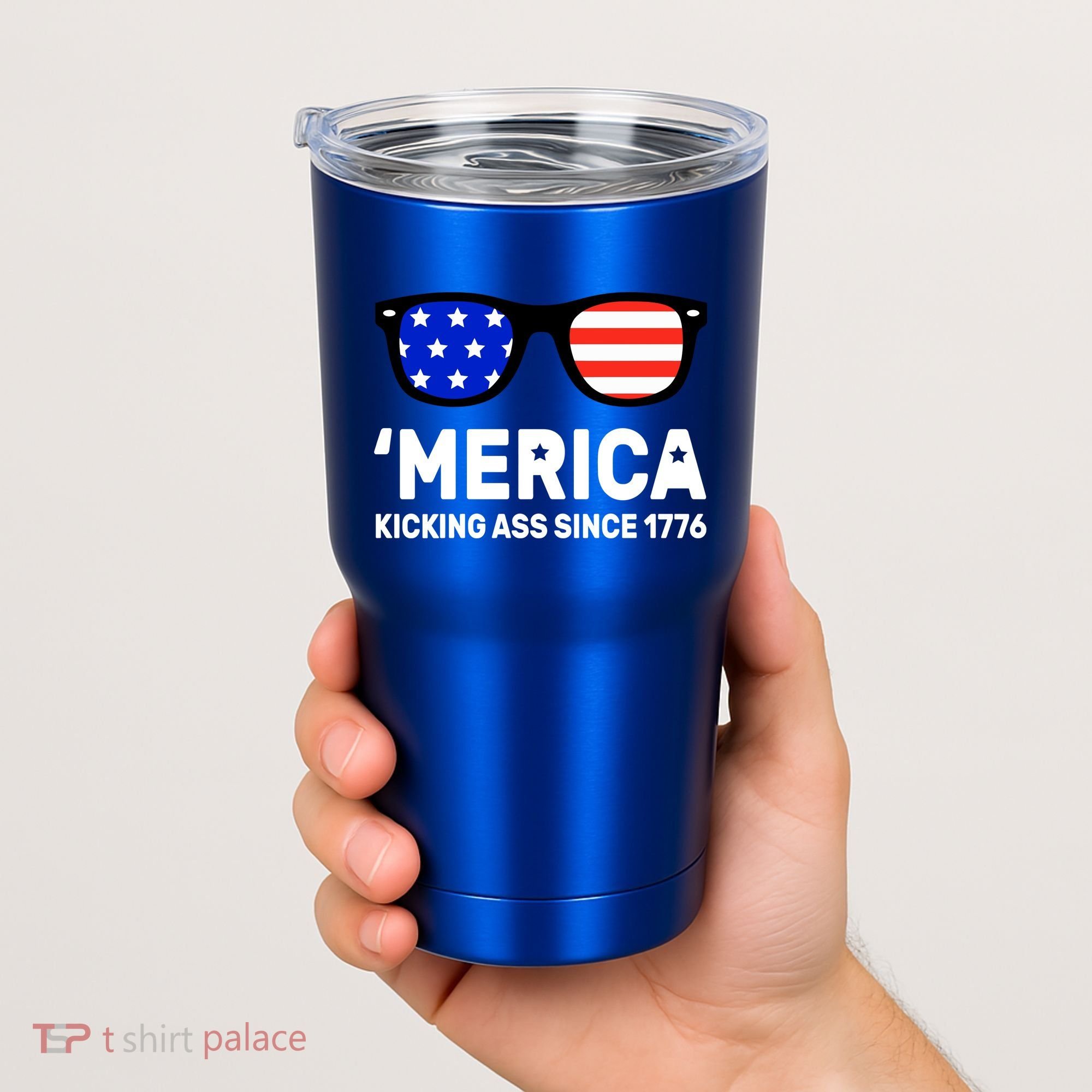 America Kicking Ass Since 1776 Tumbler