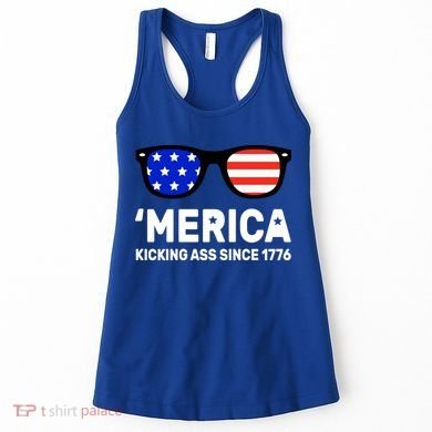 America Kicking Ass Since 1776 Women's Tank Top