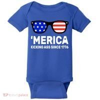 America Kicking Ass Since 1776 Baby Bodysuit thumb 0