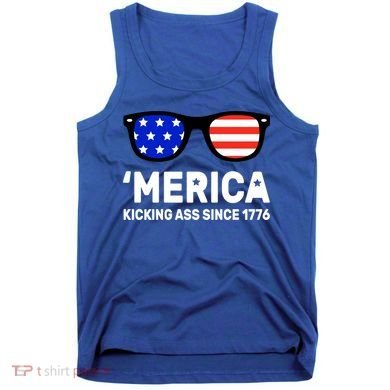 America Kicking Ass Since 1776 Tank Top