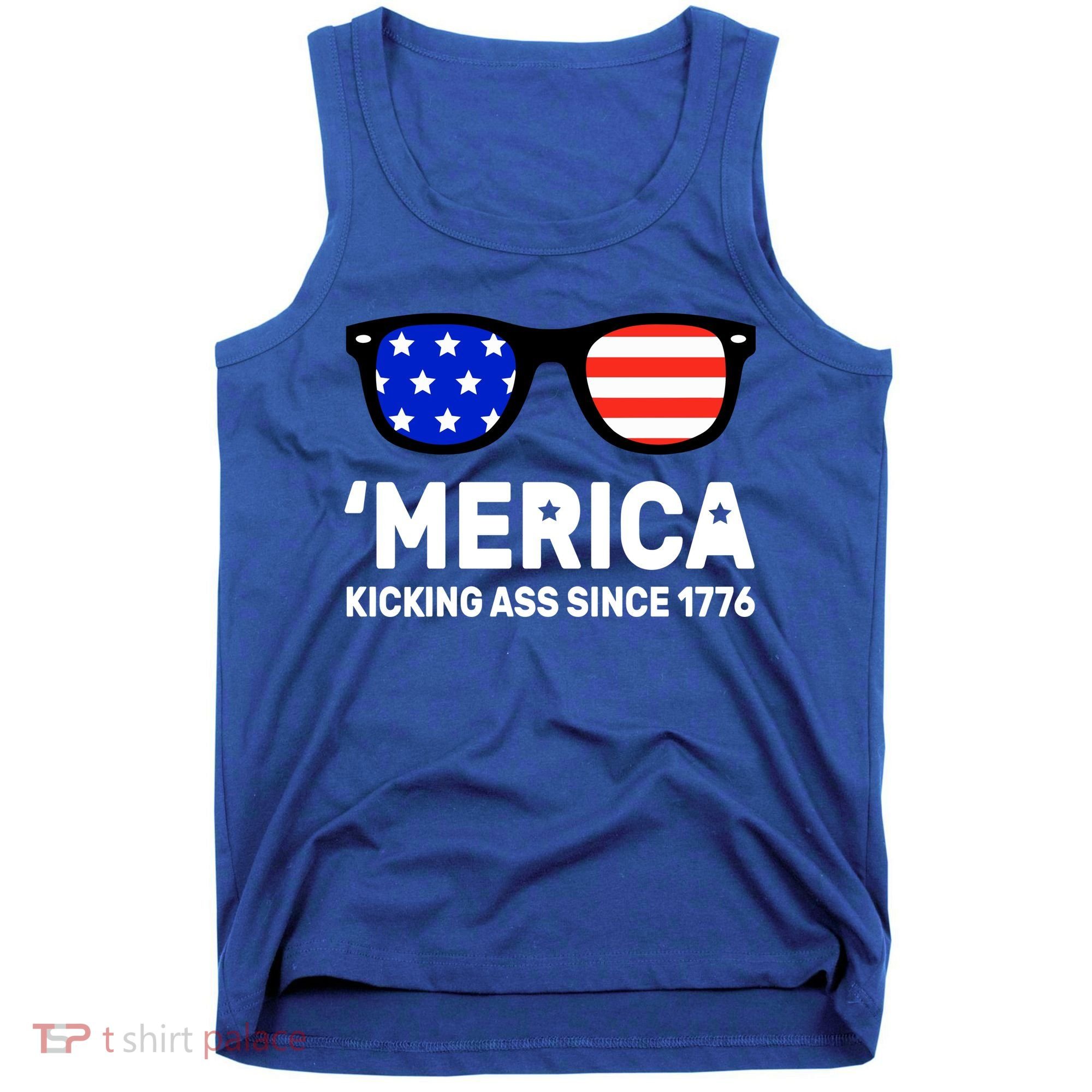 America Kicking Ass Since 1776 Tank Top