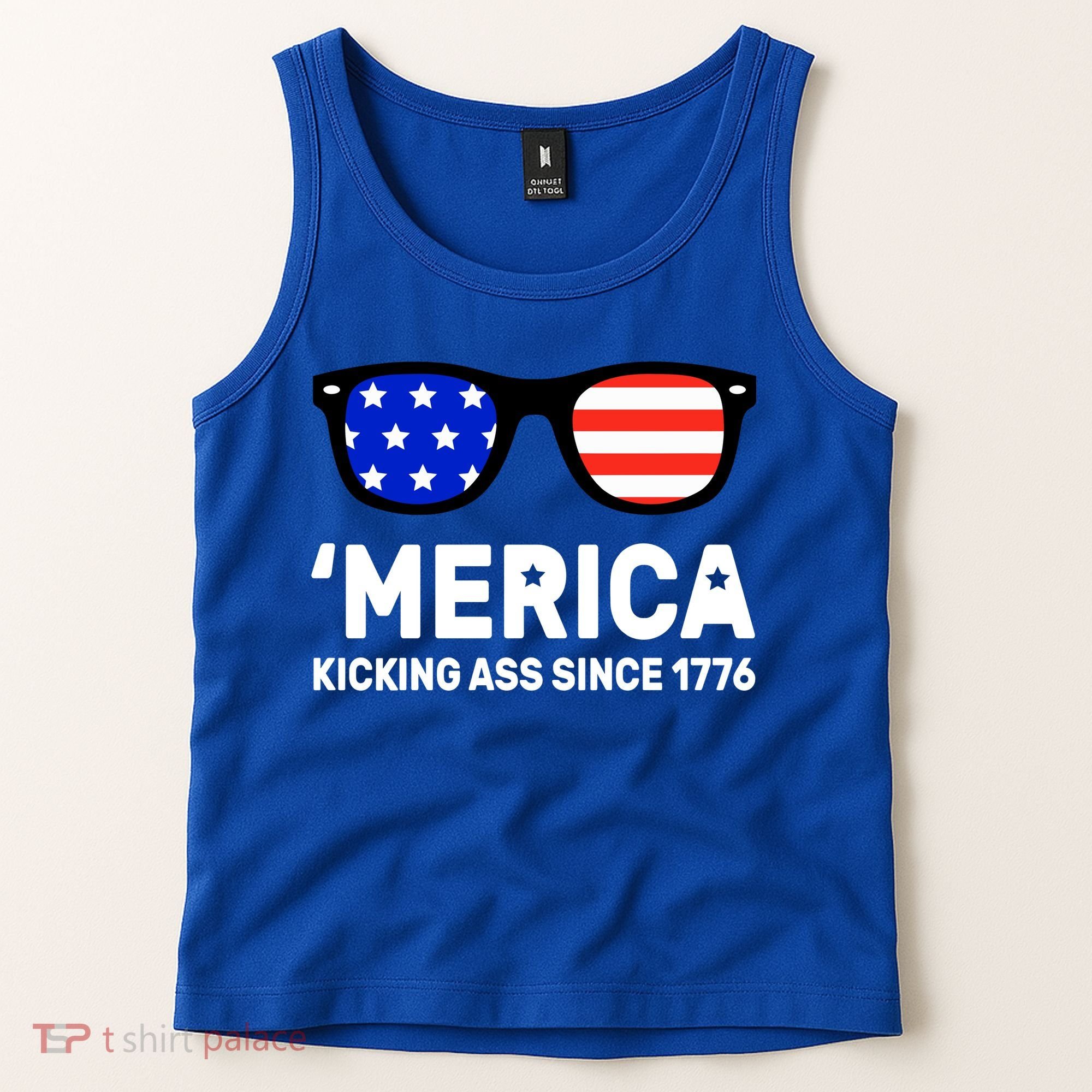 America Kicking Ass Since 1776 Tank Top