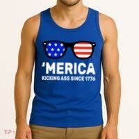 America Kicking Ass Since 1776 Tank Top thumb 3