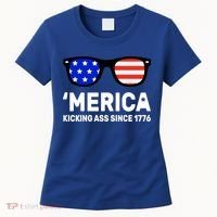 America Kicking Ass Since 1776 Women's T-Shirt thumb 0