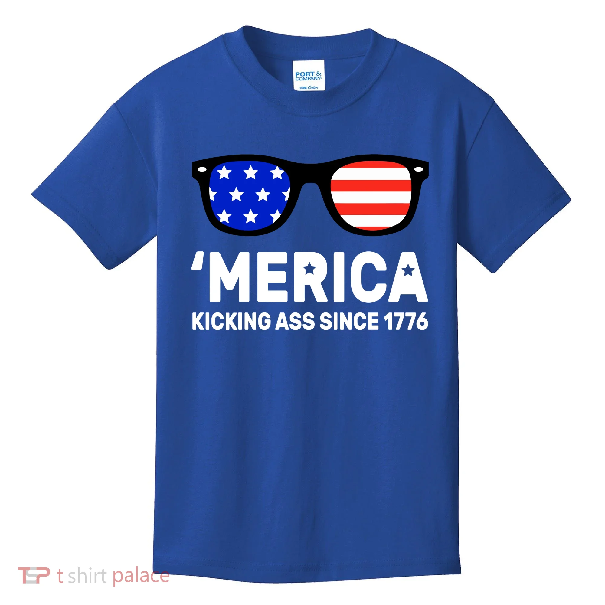 America Kicking Ass Since 1776 Kids T-Shirt