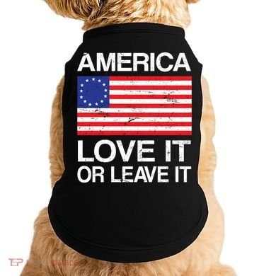 America Love It Or Leave It Betsy Ross Doggie Tank