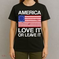America Love It Or Leave It Betsy Ross T-Shirt thumb 4