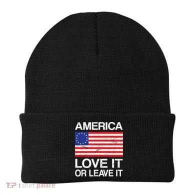 America Love It Or Leave It Betsy Ross Beanie