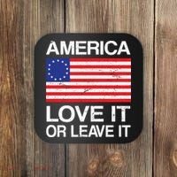 America Love It Or Leave It Betsy Ross Coaster thumb 0