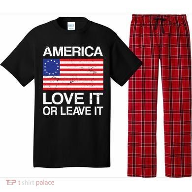 America Love It Or Leave It Betsy Ross Pajama Set