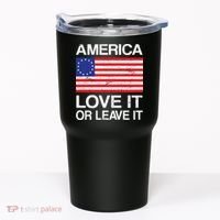 America Love It Or Leave It Betsy Ross Tumbler thumb 0