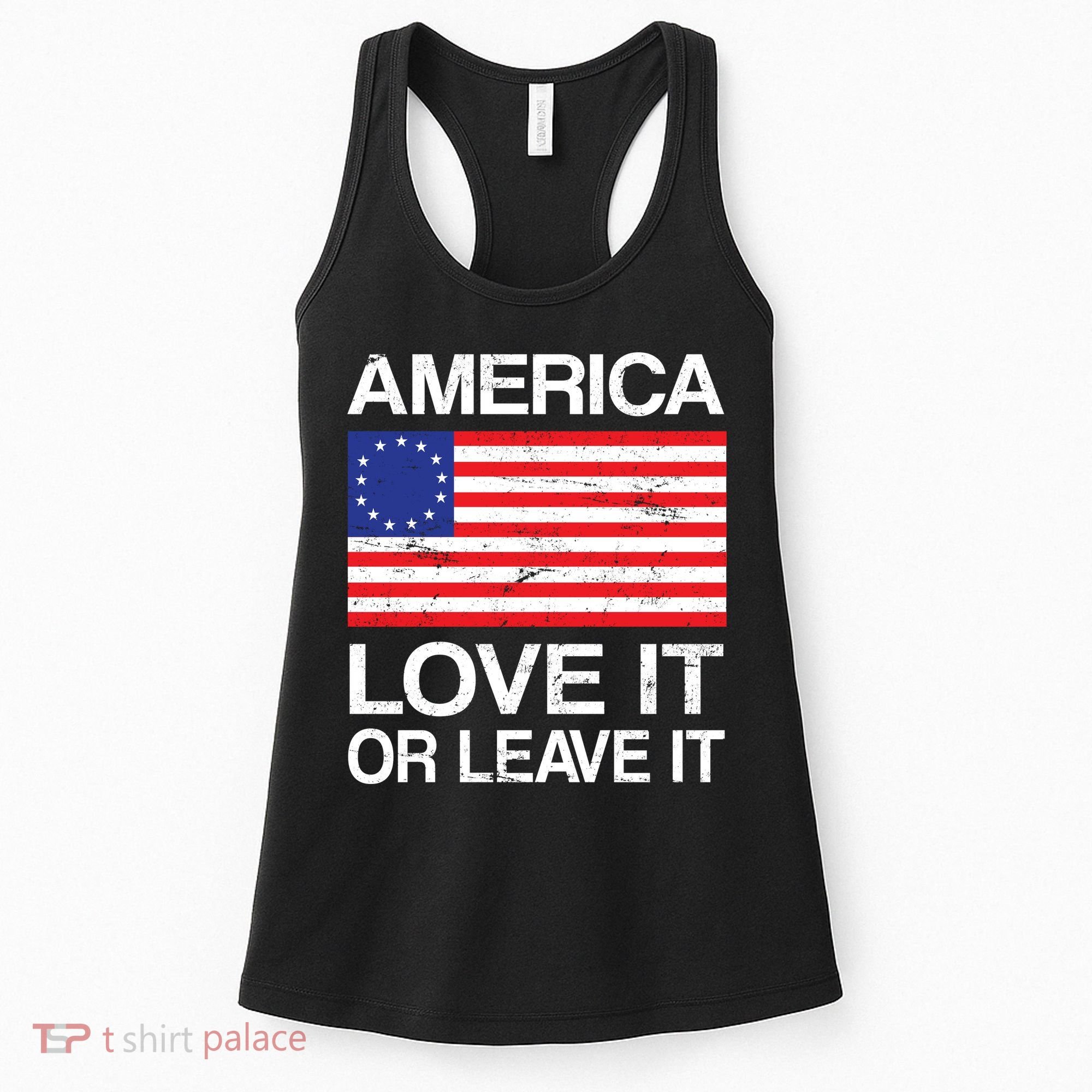 America Love It Or Leave It Betsy Ross Women's Tank Top