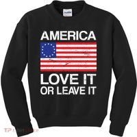 America Love It Or Leave It Betsy Ross Kids Sweatshirt thumb 0