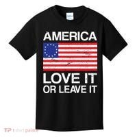 America Love It Or Leave It Betsy Ross Kids T-Shirt thumb 0