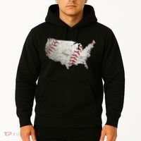 America Loves Baseball Hoodie thumb 2