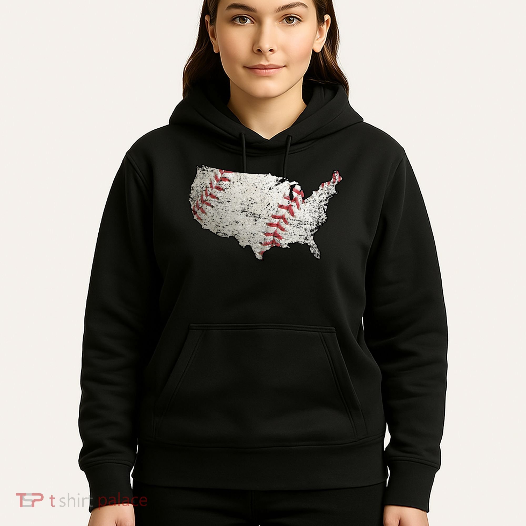 America Loves Baseball Hoodie