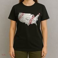 America Loves Baseball T-Shirt thumb 4
