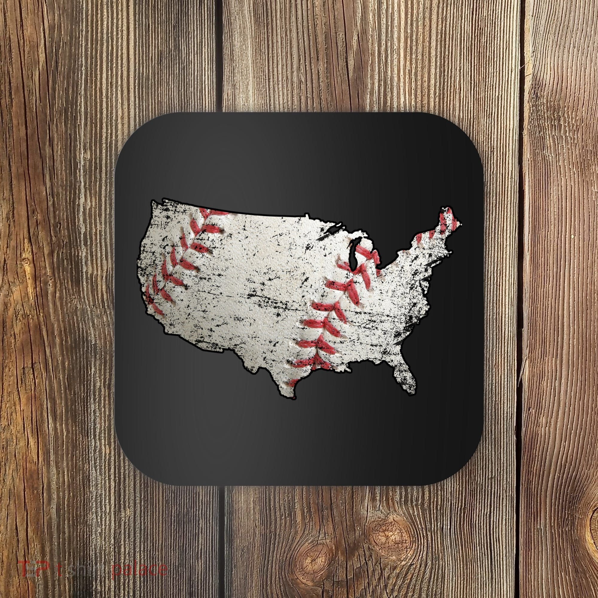 America Loves Baseball Coaster