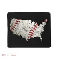 America Loves Baseball Mousepad thumb 0