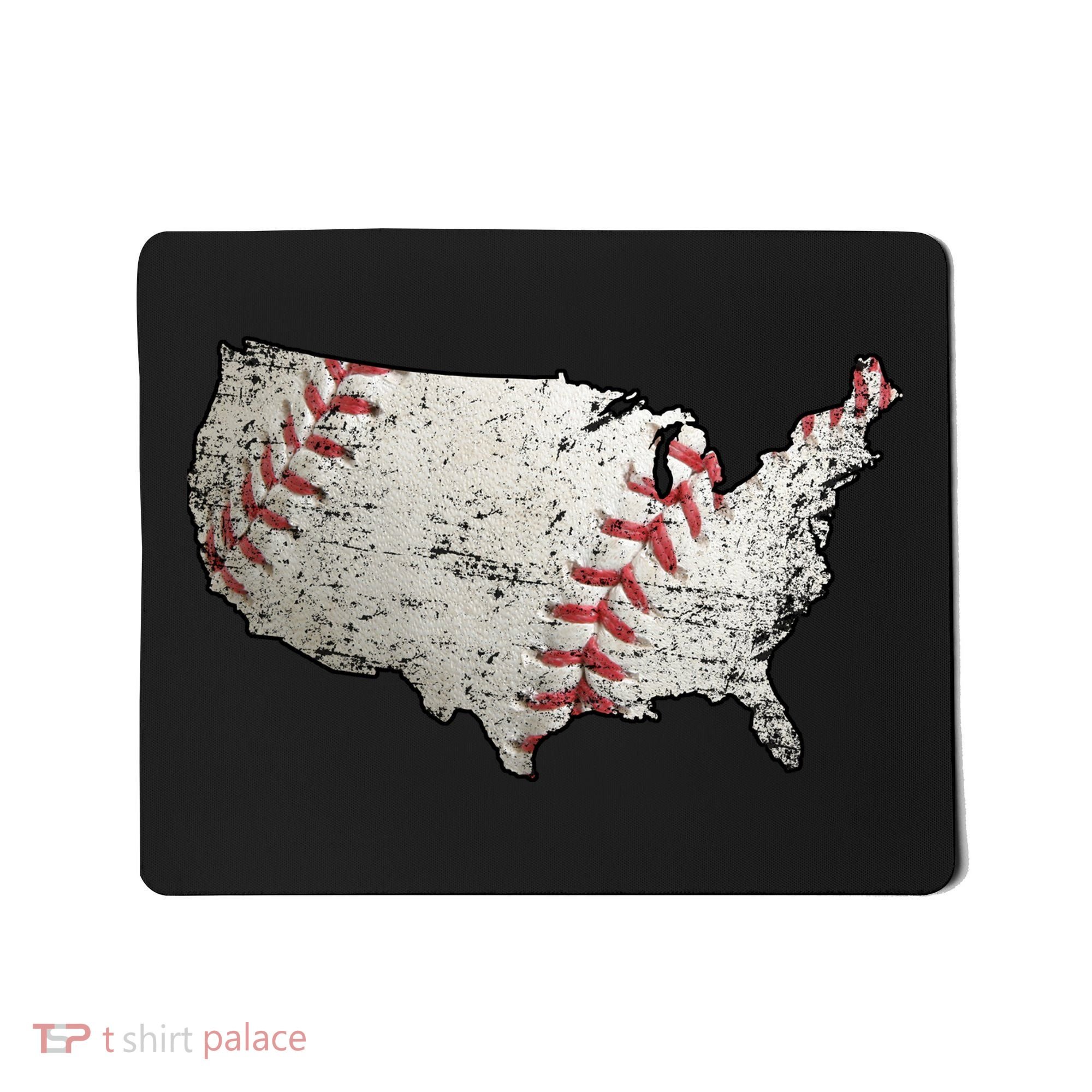 America Loves Baseball Mousepad