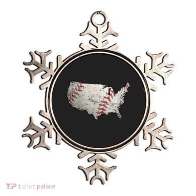America Loves Baseball Ornament