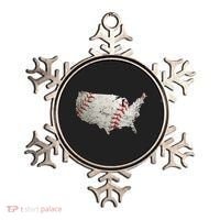 America Loves Baseball Ornament thumb 0