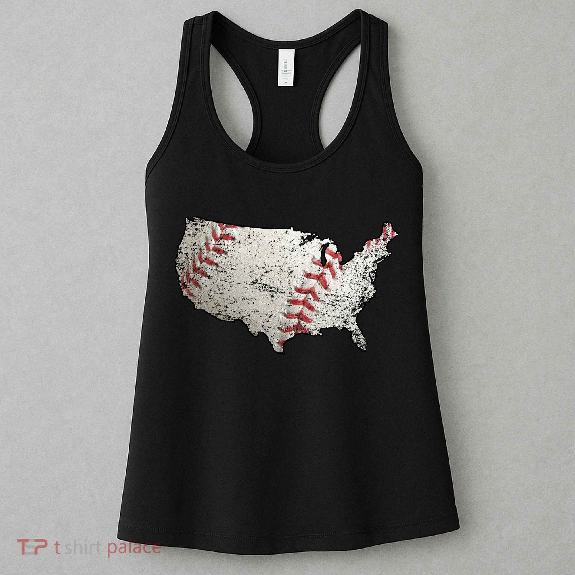 America Loves Baseball Women's Tank Top