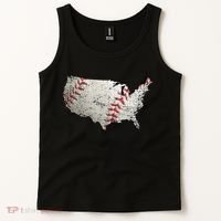 America Loves Baseball Tank Top thumb 2