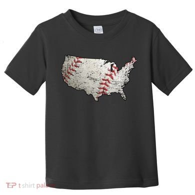 America Loves Baseball Toddler T-Shirt