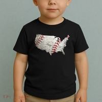America Loves Baseball Toddler T-Shirt thumb 2