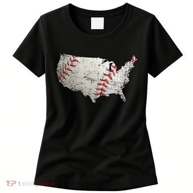 America Loves Baseball Women's T-Shirt