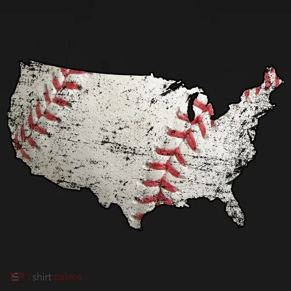 America Loves Baseball Kids T-Shirt