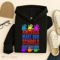 America Make Our Schools Safe Again Hoodie thumb 4