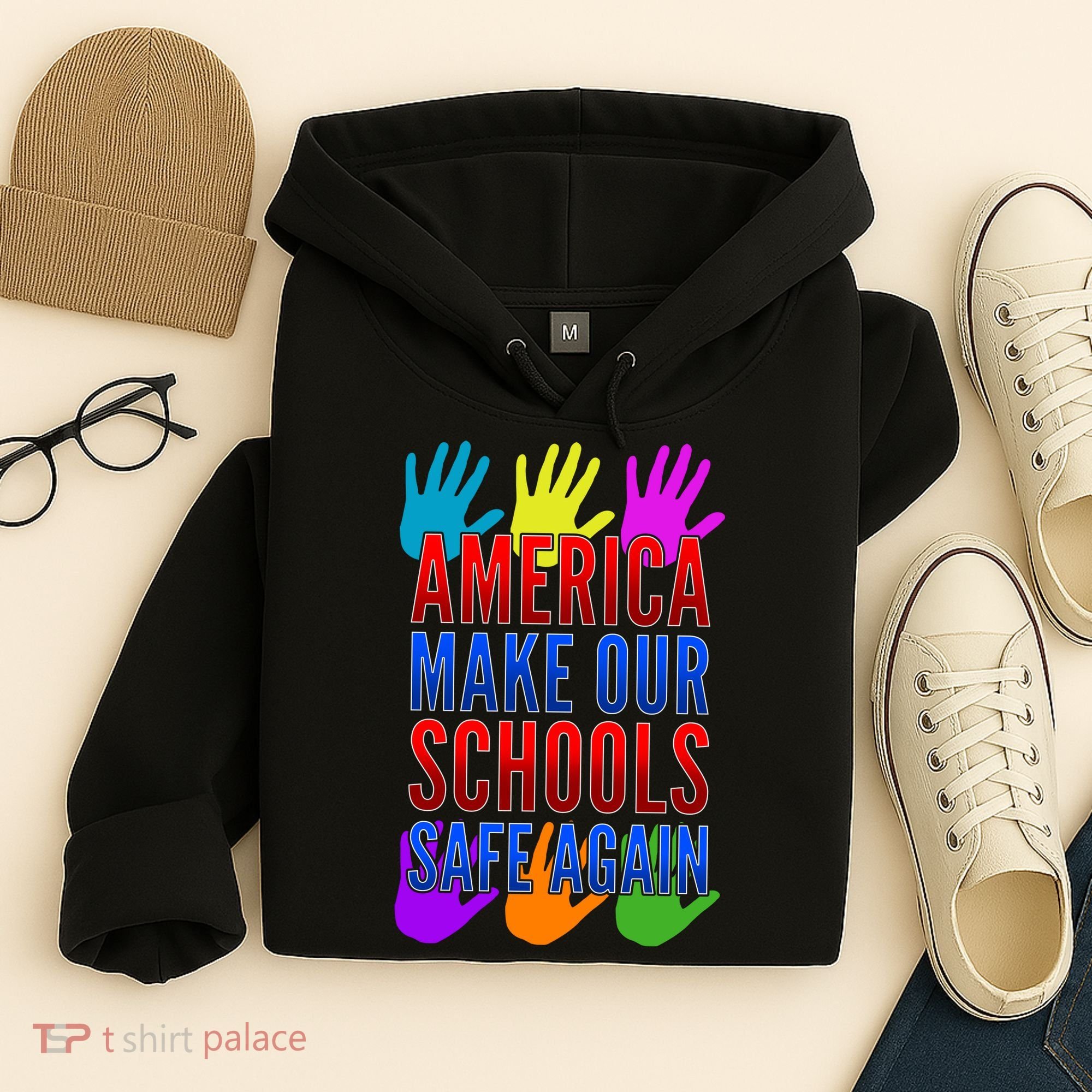 America Make Our Schools Safe Again Hoodie
