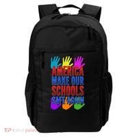 America Make Our Schools Safe Again Backpack thumb 0