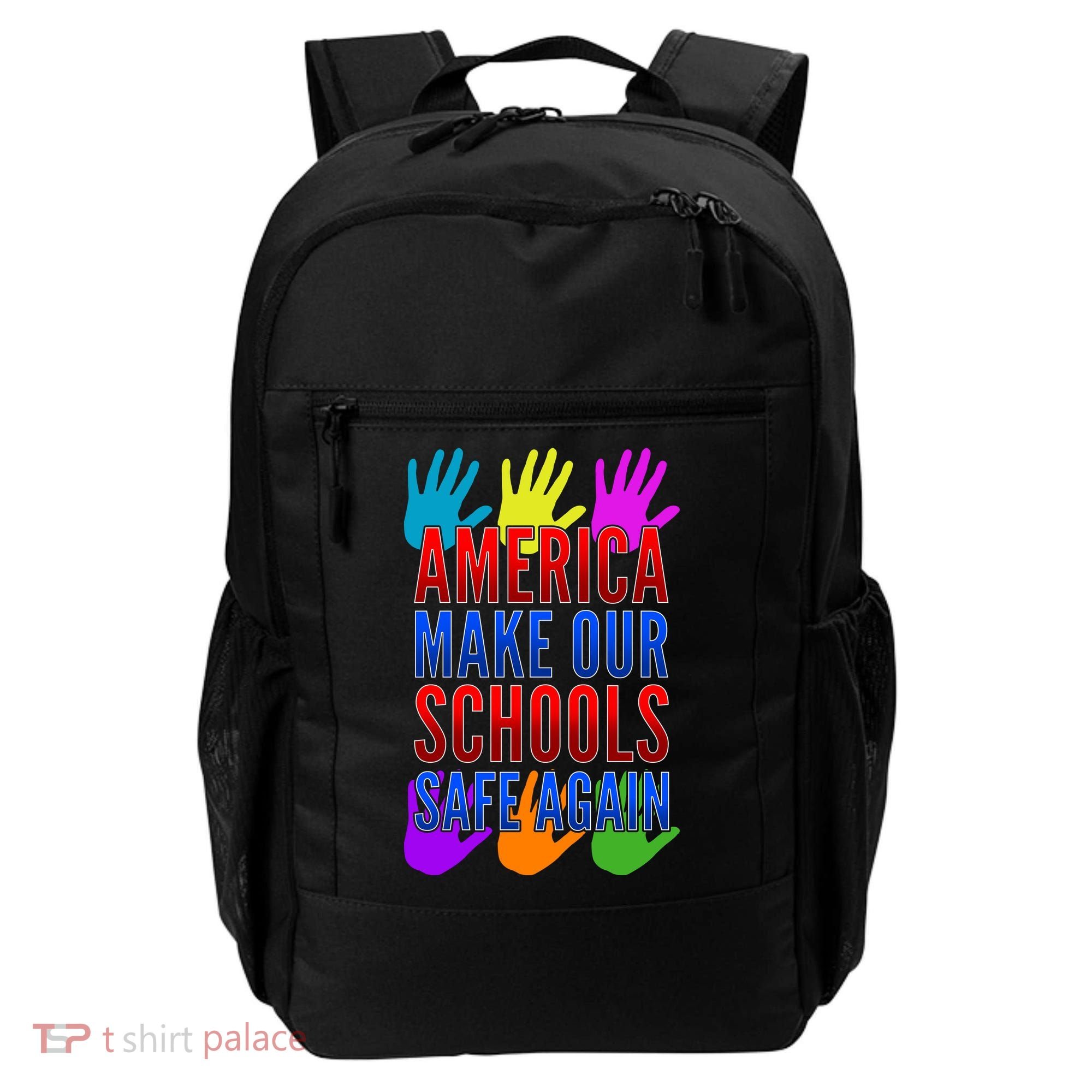 America Make Our Schools Safe Again Backpack