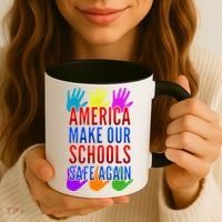 America Make Our Schools Safe Again Coffee Mug thumb 3