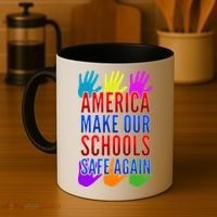 America Make Our Schools Safe Again Coffee Mug thumb 4