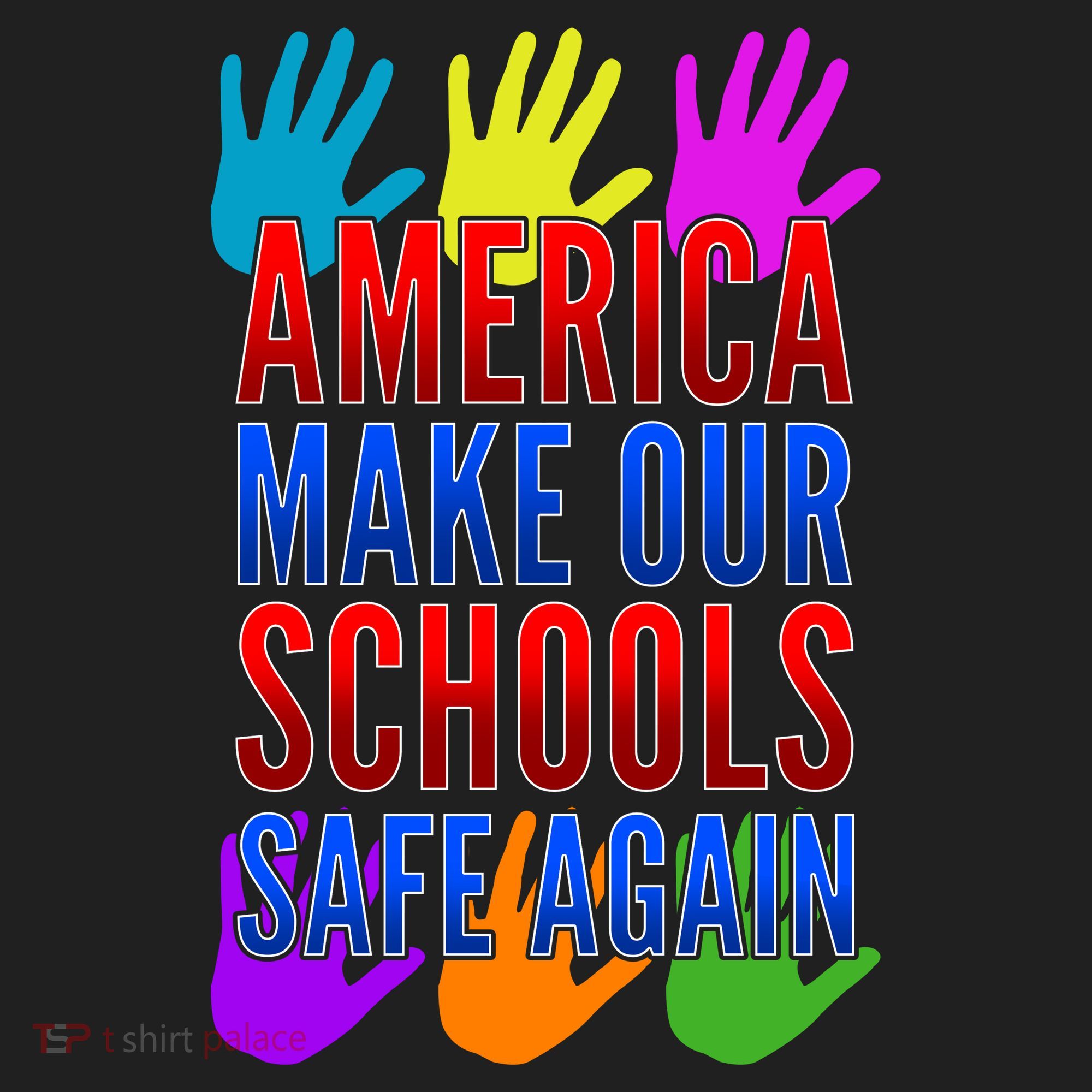 America Make Our Schools Safe Again Golf Towel