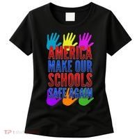 America Make Our Schools Safe Again Women's T-Shirt thumb 0