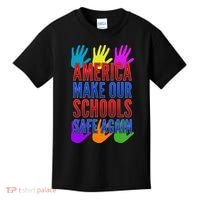 America Make Our Schools Safe Again Kids T-Shirt thumb 0