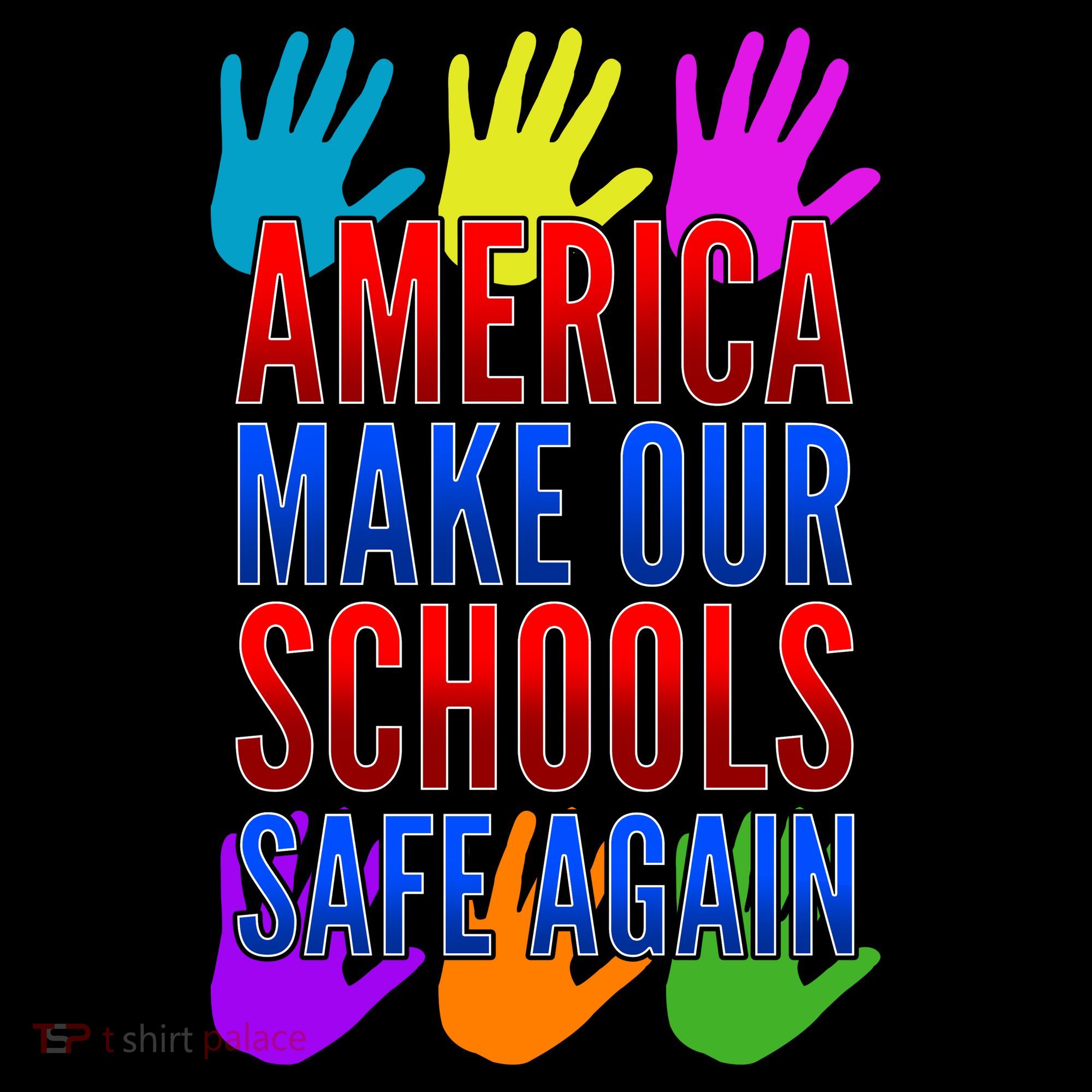 America Make Our Schools Safe Again Kids T-Shirt
