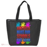 America Make Our Schools Safe Again Tote Bag thumb 0