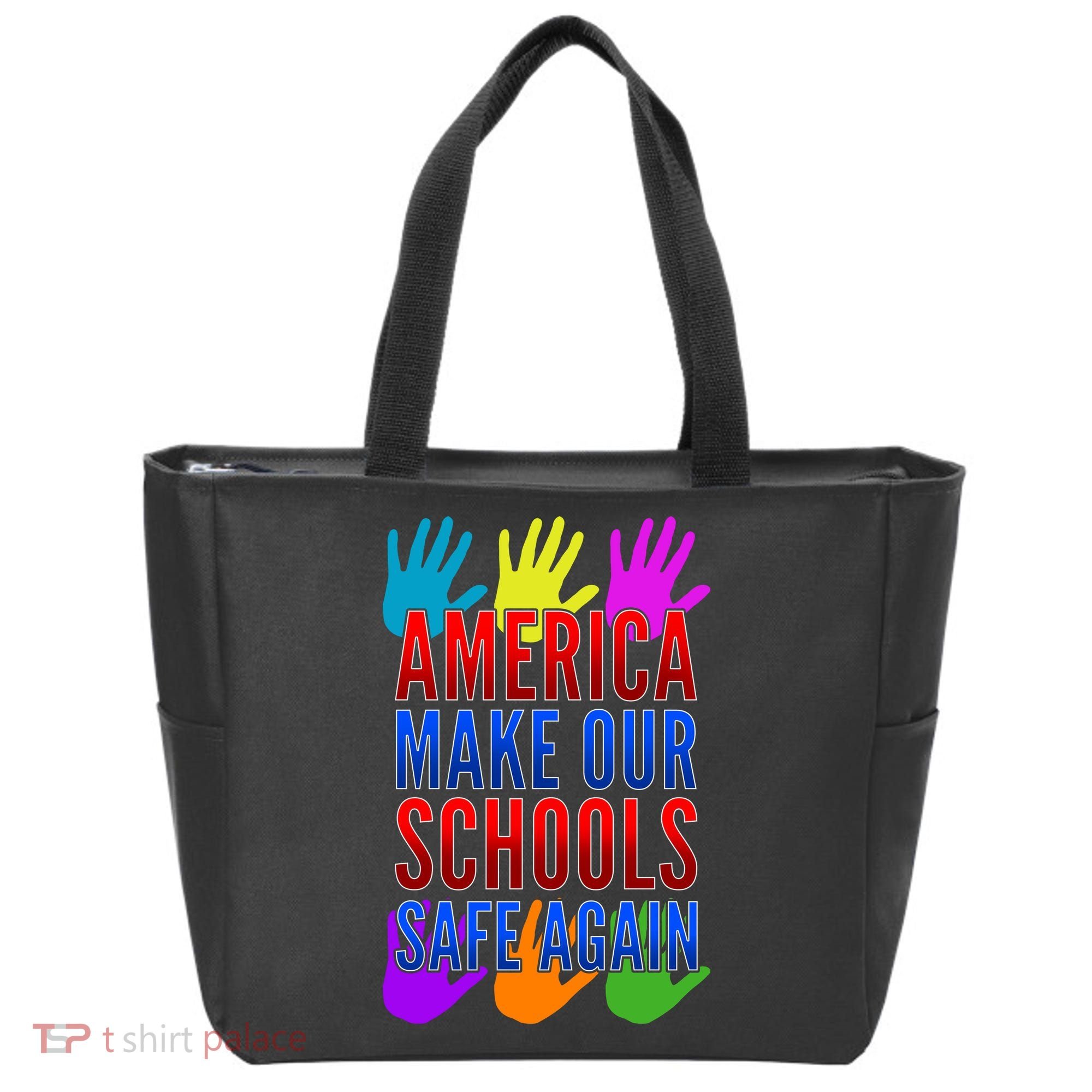 America Make Our Schools Safe Again Tote Bag