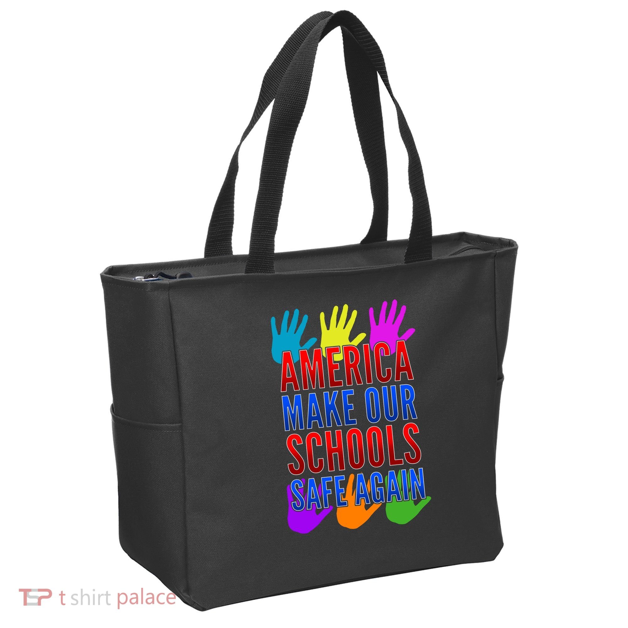 America Make Our Schools Safe Again Tote Bag