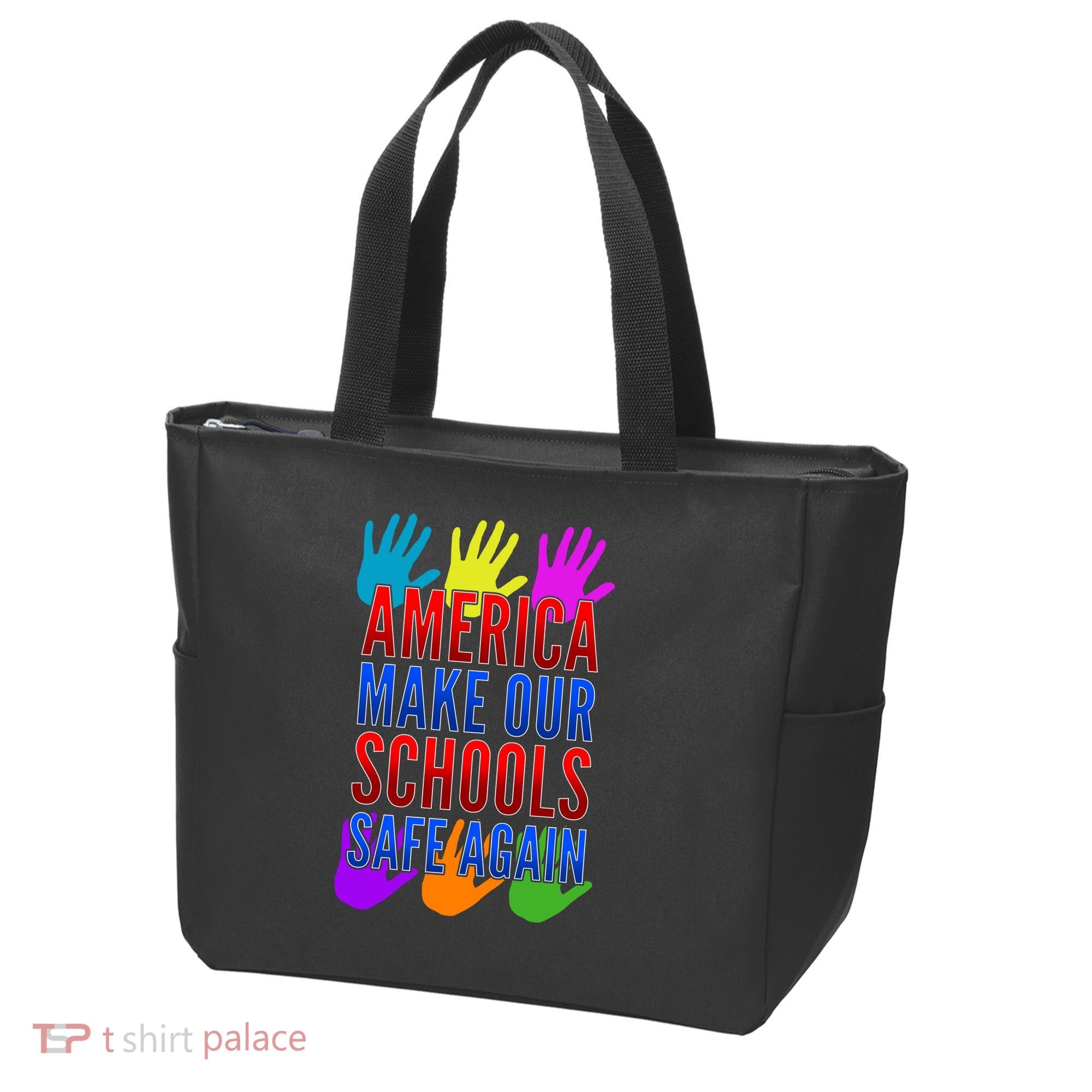 America Make Our Schools Safe Again Tote Bag